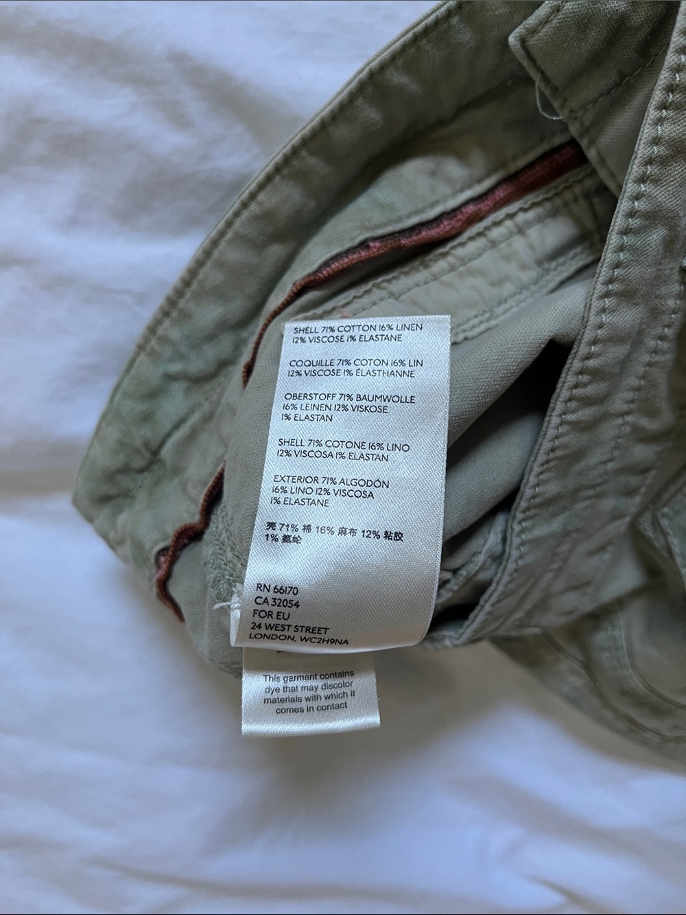Anthropology the wanderer cargo pastel green painter artist pants - Picture 7 of 9